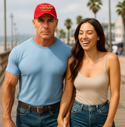 Stand Tall in This Stunning Red Trump Tough Hat
