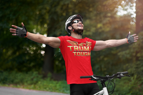 🔥 The Red Trump Tough Tee – Classic. Clean. Unapologetic. 🔥