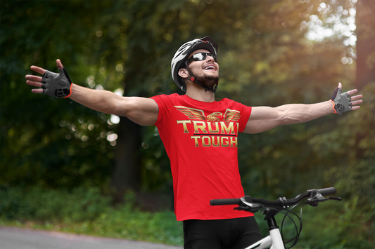 🔥 The Red Trump Tough Tee – Classic. Clean. Unapologetic. 🔥